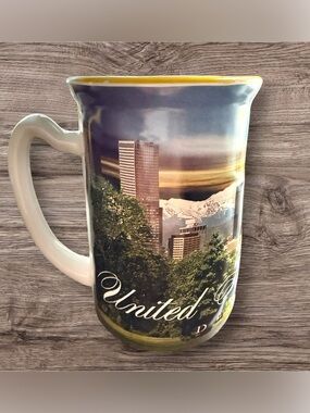 Denver US Mint Ceramic Mug | Vintage United States Treasury Souvenir Coffee Cup